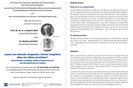 „Lasst uns niemals vergessen, immer vergeben, aber vor allem verstehen“. Bittschreiben verfolgter Juden an Papst Pius XII. und die Bürokratie im Vatikan